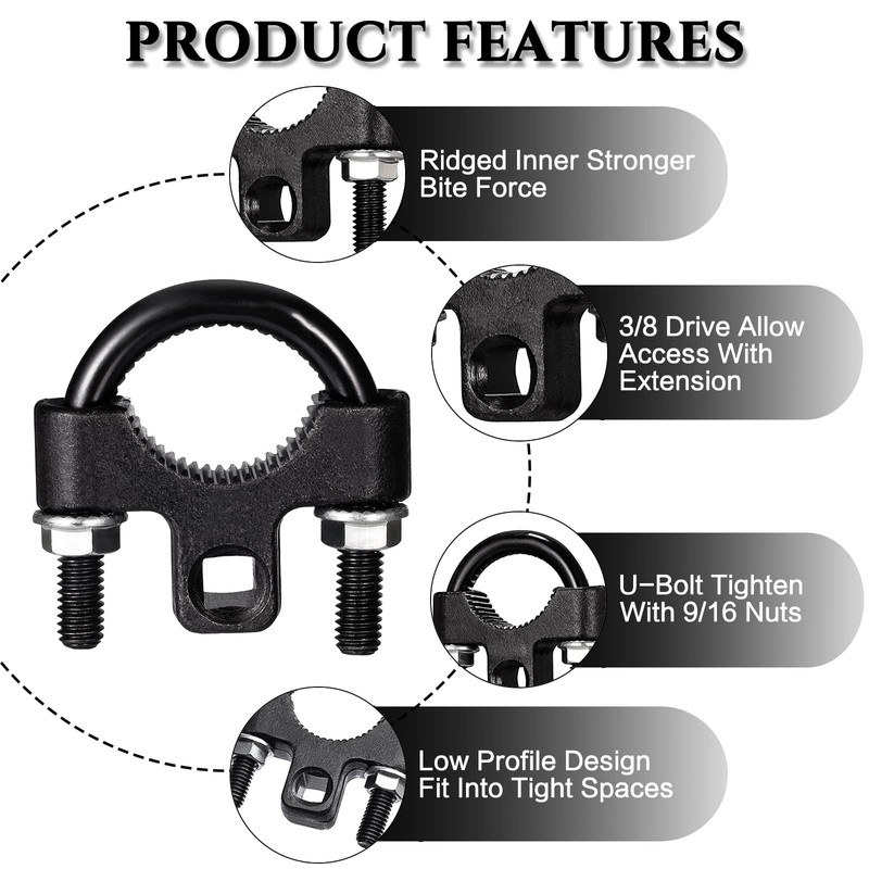 OKSTENCK Inner Tie Rod Removal Tool ，Remover and Installer 3/8