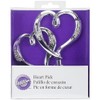 Wilton 1006-985 Double Heart Picks for Cake Decorations