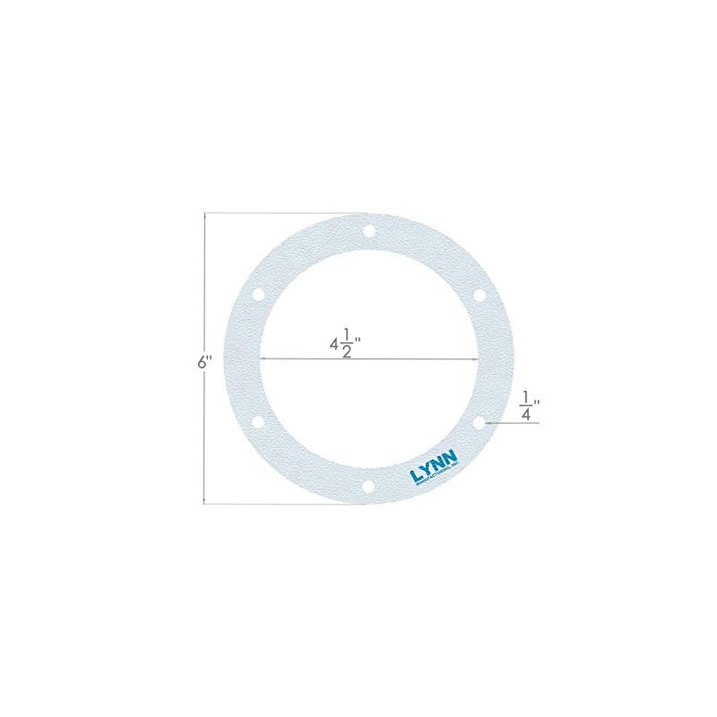 Pellet Stove 6" Round Gasket, Exhaust or Combustion Blower -