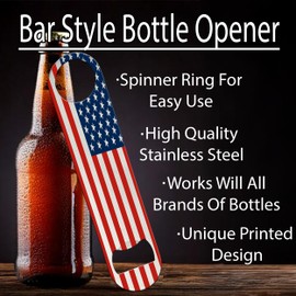 USA Flag United States Old Glory Speed Bottle Opener Heavy Duty Gift Patriotic United States Of America US (Old Glory)