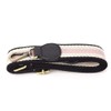 Bag Strap, 1.5in Width Woven Ribbon with Leather Ends Shoulder