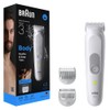 Braun Series 3 Body Trimmer, +3 Care Tools with SkinGuard