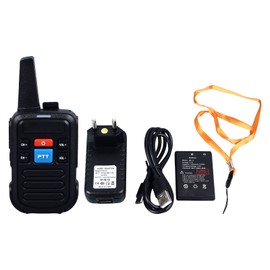Mini Walkie Talkies 2W/0.5W 16 Channel Lightweight Two Way Radio USB Charging Handheld Walkie Talkies   to