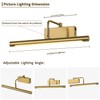 Joosenhouse Battery Operated Picture Light Wireless Gallery Lights 5000mAh Rechargeable