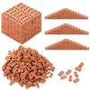 Woohome Pack of 100 Mini Simulation Bricks, 1:16 Mini Scale