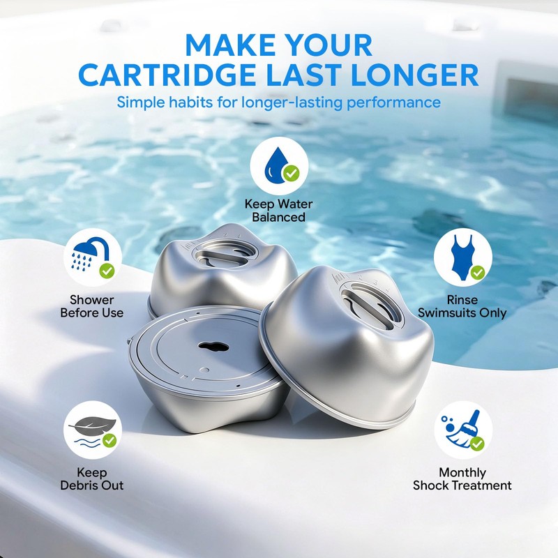 Palzurich Hot Tub Cartridge Replacement for Ease Floating System 6