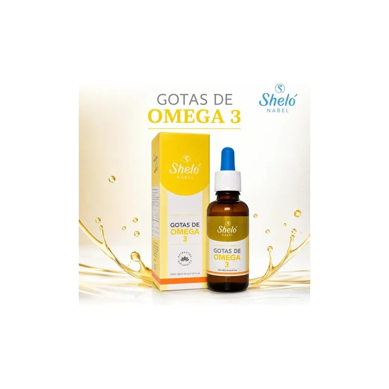 Omega 3 Sheló Nabel Gotas Omega 3 Drops, 30 mL