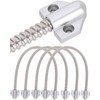 5 Pack Armored Door Loop - TENSSO Stainless Steel Flexible