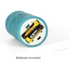 Rhytsing Turquoise Battery Operated Flameless Led Candles with Timer Function
