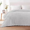 Whale Flotilla Cuddly Blanket, Fluffy Blanket with 3D Jacquard Pattern,