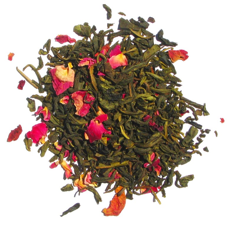 USDA Organic Jasmine Rose Loose Leaf Green Tea 1 LB