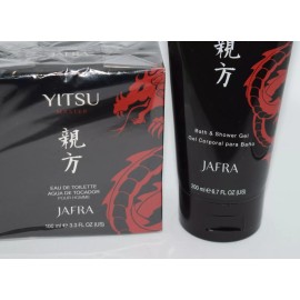 JAFRA Mens Jafra Yitsu Master Eau De Toilette 3.3 Fl Oz & Shower Gel 6.7 Fl Oz NEW #53