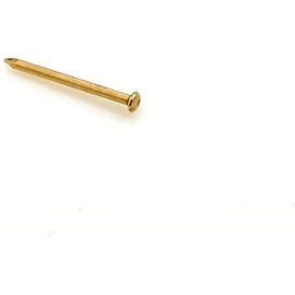 Design61 Round Head Pins Nails 2.0 x 30 mm Brass Plated Iron 100 g Approx. 130 Pieces