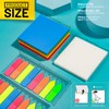 LEOBRO 720PCS Transparent Sticky Notes, Transparent Self-Stick Note Pads 75×75mm