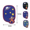 EUSTACE Patches, Space Applique Iron on Star Ball Patch, Denim