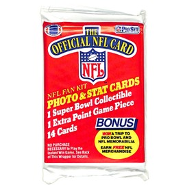 1989 Pro Set Football Series One Pack