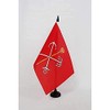 AZ FLAG Drapeau de table Saint-Pétersbourg 21x14cm - PETIT Drapeaux