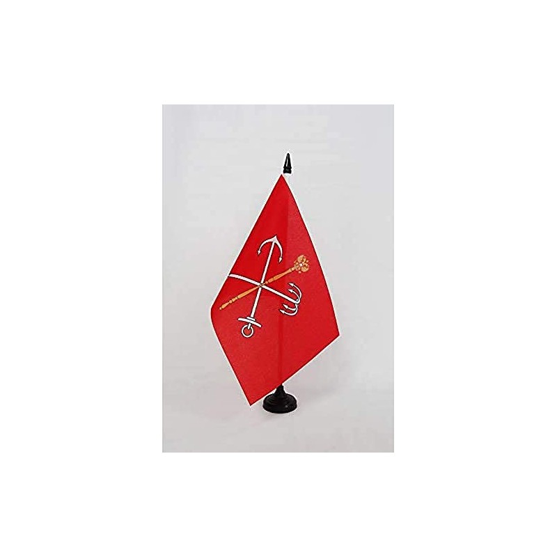 AZ FLAG Drapeau de table Saint-Pétersbourg 21x14cm - PETIT Drapeaux