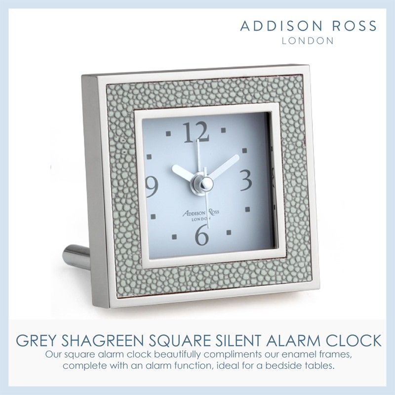 Addison Ross Battery Alarm Clock – Silent Sweep – Compact