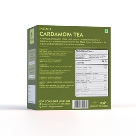 Instant Tea Premix Cardamom | Low Sugar (10 Sachets) | Instant Cardamom Tea | Premexa Elaichi Tea | Cardamom Chai | Elaichi Chai