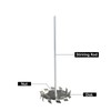 304 Stainless Steel Stirring Rod Sawtooth Stirrer Dispersing Disc with