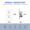 Smart Wall Outlet, Electrical Smart Outlet Compatible with Alexa and