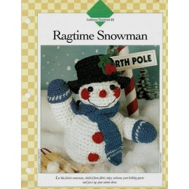 Vanna NEW RAGTIME SNOWMAN DOLL CHRISTMAS VANNA'S CLUB CROCHET PATTERN INSTRUCTIONS