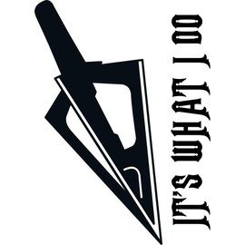 Its What I Do/Deer - Mens Hunter Hunting Sports Hobby Peel & Stick Bedroom Wall Sticker - Vinyl Decal – Decoration Ideas - Buy- Size 16 Inches X 24 Inches - 22 Colors Available