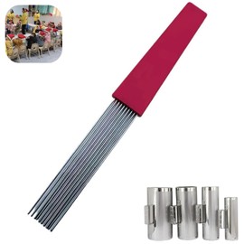 Guiro Scraper Professional Guiro Comb Style Scraper Replacement Orff Early Education Tools Stainless Scraper Brush Orff Instrument Cleaning Tool