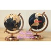 EXERZ 13cm Globe with Bronze Base, Handcraft Decorative Globe SI-3937