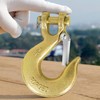 OAFHZMAO 4 Pack Heavy Duty Safety Latch Clevis Slip Hook