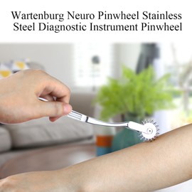 Wartenburg Neuro Pinwheel Stainless Steel Diagnostic Instrument Pinwheel Pin Wheel Gear Roller Rolling for Testing Nerve Sensitivity. 1 Round