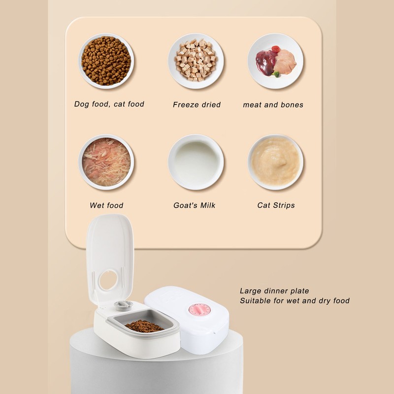 Automatic Pet Feeder Multifunction Detachable Intelligent Single Meal Timed Cat