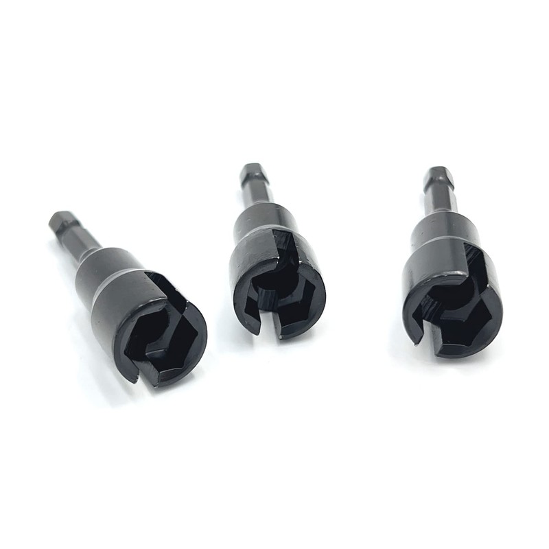 PANOVOS (3pc) Power Wing Nut Driver Set,Slot Wing nuts Drill