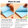 Haftnotizen Klebezettel, 76 x 76 mm Sticky Notes Kanariengelb, Selbstklebende