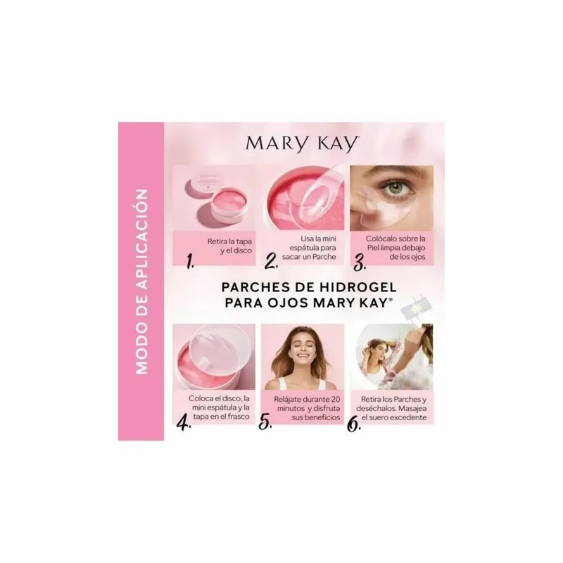 60 Parches(30 Pares)de Gel Mary Kay Hidrogel Para Ojos