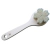 White Horse Hair Body Brush Cherry