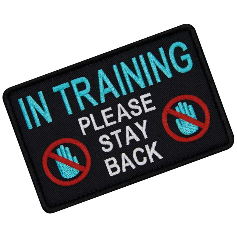 TailWag Planet in Training Please Stay Back Service Dog Patch