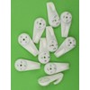 10pcs - White Picture Hanger Hooks – Ideal for Hanging
