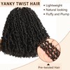 10 Packs Yanky Twist Crochet Hair 8 Inch Pre-twisted Natural