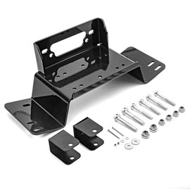 WeiSen Front Bumper Winch Mount Plate Kit Compatible with Honda Pioneer 700 and 700-4 2014-2025