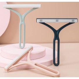 Portable Lint Remover - Pet Hair Remover, Clothes Fuzz Remover, for Removing Dust and Pet Hair from Furniture, Couch, Carpet, Car, Clothes & Bedding (2PACK-Blue/Pink)