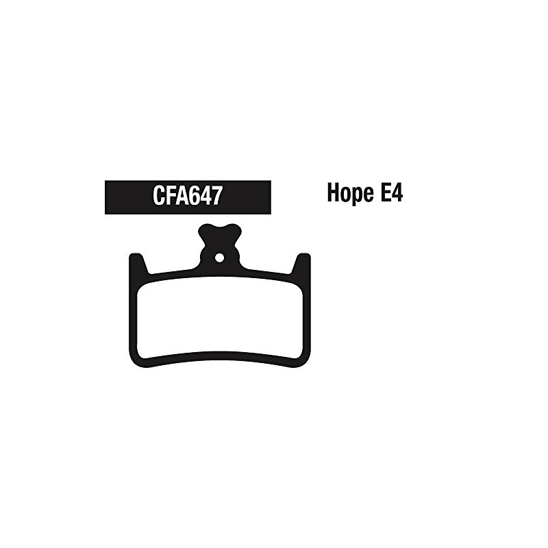 Hope Tech E4 Disc Brake Pads, Red – Organic (Soft)