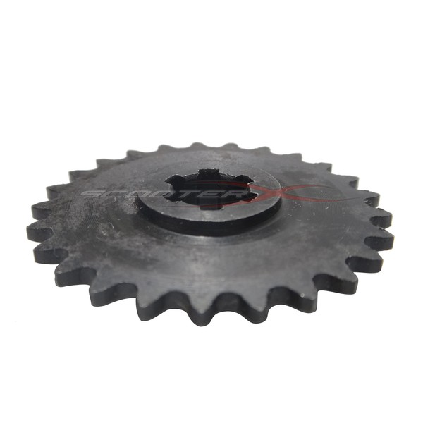 Scooterx 25 Tooth Sprocket for Gas Scooter, Pocket Bike, Mini Chopper, Gas Skateboard [4502]
