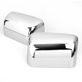99Parts 2X Chrome Side Door Half Top Mirror Cover Trim for 2008-2016 Ford F250 F350 F450 F550 Super Duty