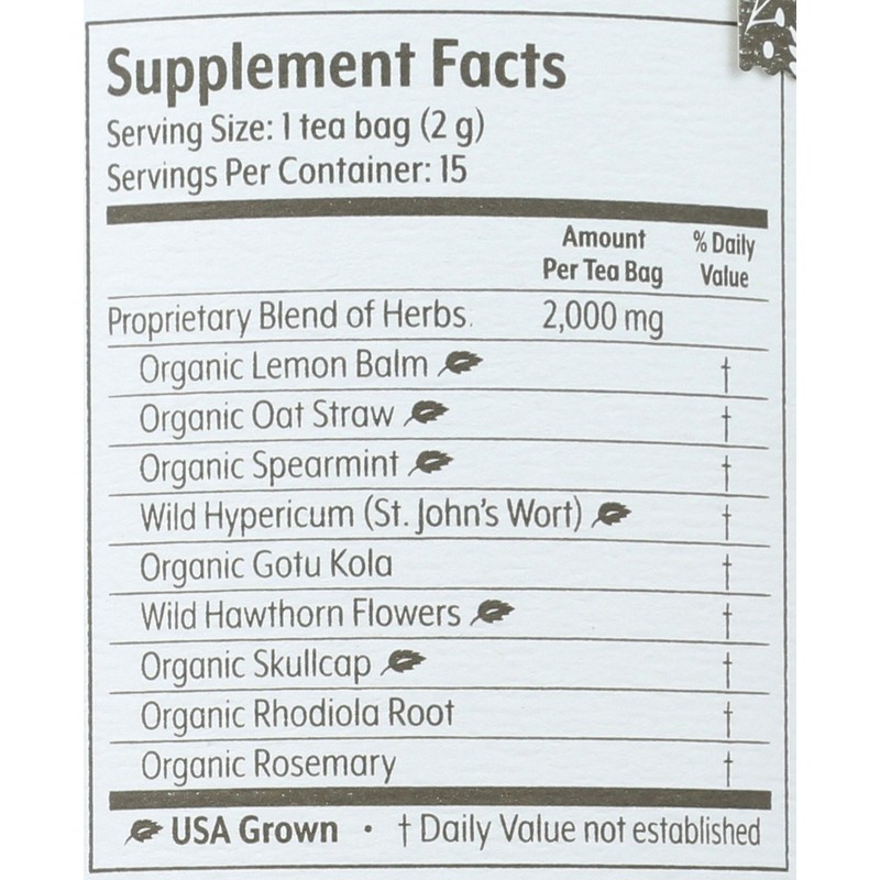 FLYING BIRD BOTANICALS Tea, Peaceful Spirit, 15 CT