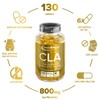 IronMaxx CLA Linolsäure (ungesättigte Fettsäure) Kapseln, 130 Kapseln (1er Pack)