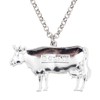 DUOWEI - Collar de metal con diseño de vaca lechera