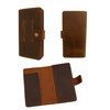 CestAntiQ Leather Checkbook Cover with Pen Holder - Full Grain