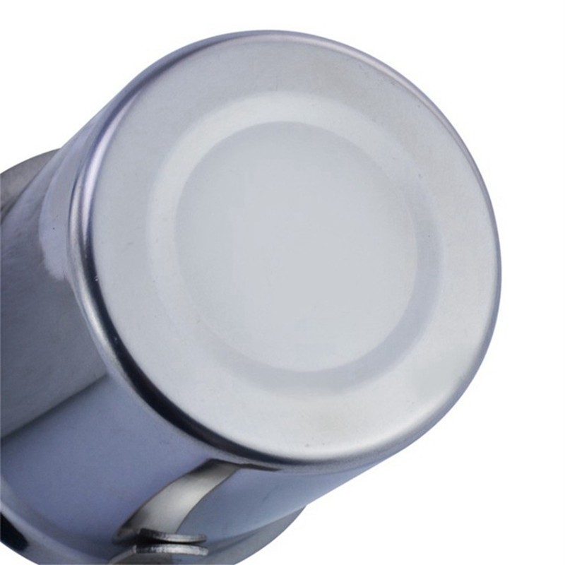 400cc Manual Milk Creamer Frother Double Layer Filter Stainless Steel